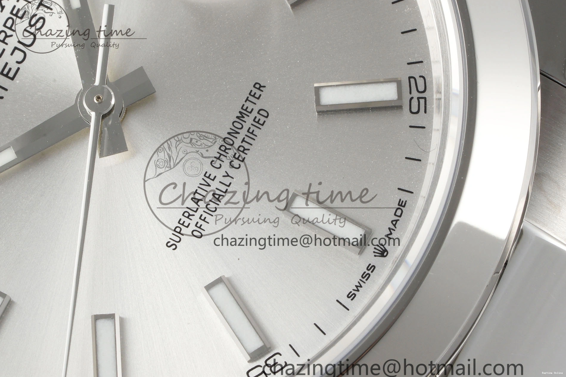 1227 DateJust 41 SS Polished Bezel KING 1:1 Best Edition 904L Steel Silver Stick Dial on Oyster Bracelet VR Flexible 2167